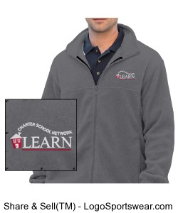 LEARN Full Zip Fleece Jacket (Men) Design Zoom